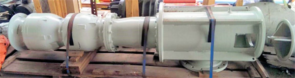 Unused Peerless 20hh Reclaim Water Pump, Vertical Turbine With 200 Hp Motor)
